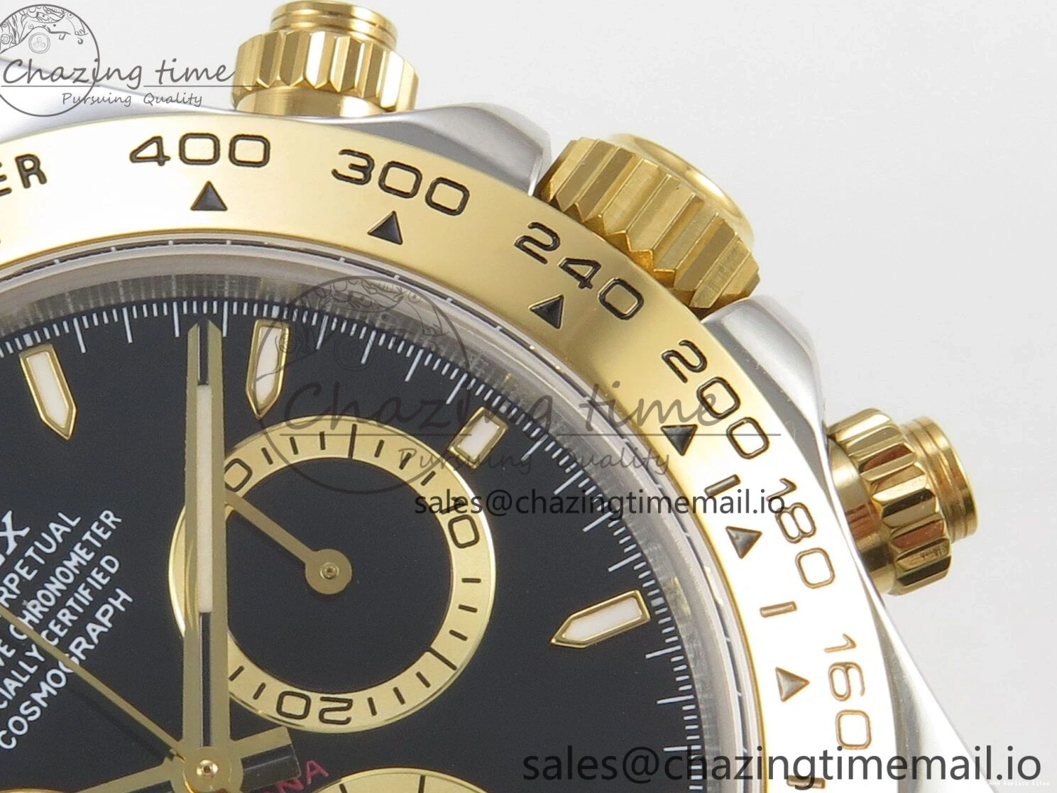 Best AAA Replica Sites SS Premium 904L Clone 126503 1:1 Dial on DD Black Clean Edition Bracelet Super 240 Best Daytona YG 1231